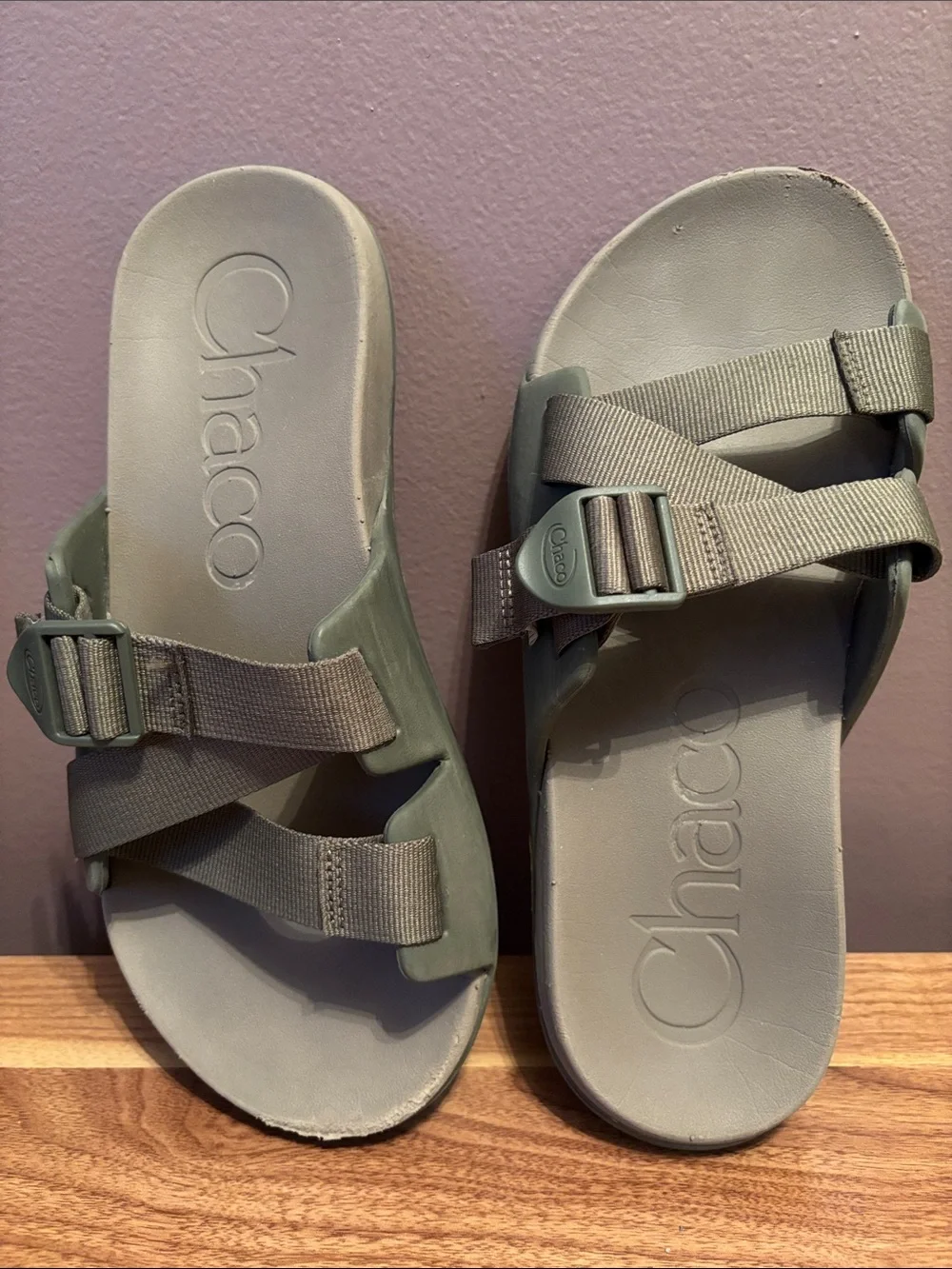 Chaco Z/1 Classic Men’s Adjustable Strap Sport Sandals Olive Green Size 9